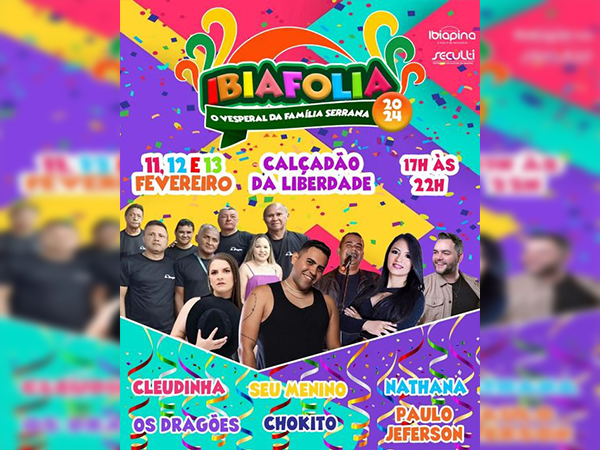 VESPERAL DE CARNAVAL DA FAMÍLIA IBIAPINENSE