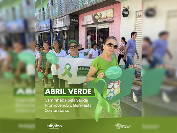 CAMINHADA EM ALUSÃO AO ABRIL VERDE